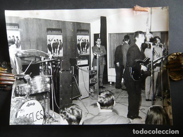 Photos de Chanteurs et Chanteuses: LOS ANGELES CONJUNTO MUSICAL ANTIGUA FOTOGRAFIA ORIGINAL 18 X 24 CM