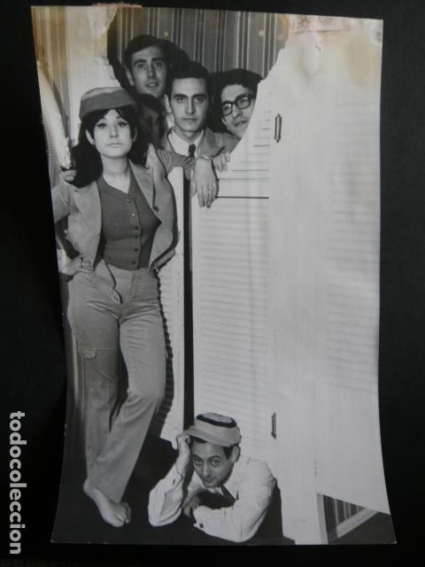 Photos de Chanteurs et Chanteuses: LOS STOP CONJUNTO MUSICAL ANTIGUA FOTOGRAFIA ORIGINAL 18 X 24 CM