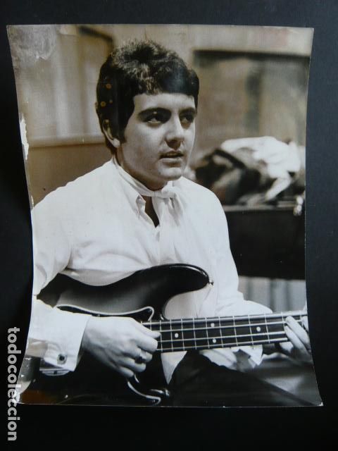 Fotos de cantantes: LOS TONKS CONJUNTO MUSICAL ANTIGUA FOTOGRAFIA ORIGINAL 18 X 24 CM