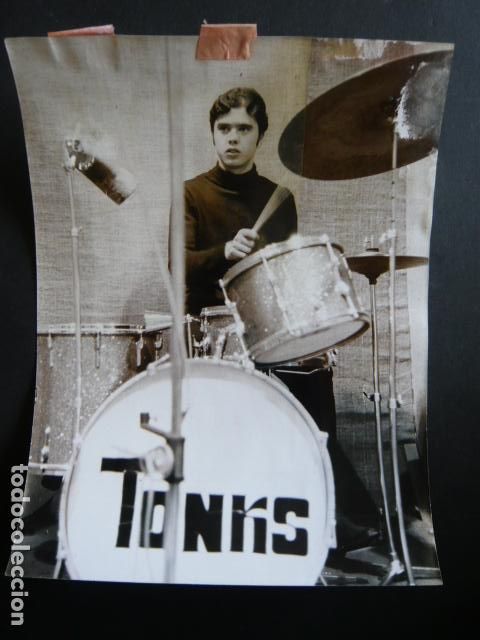 Photos of Singers: LOS TONKS CONJUNTO MUSICAL ANTIGUA FOTOGRAFIA ORIGINAL 18 X 24 CM