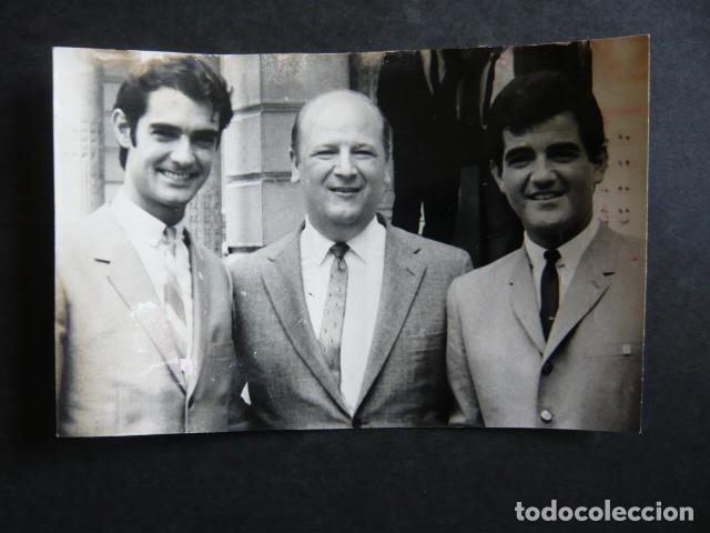 Fotos de Cantores: DUO DINAMICO CONJUNTO MUSICAL CON LEX BAXER ANTIGUA FOTOGRAFIA ORIGINAL 14 X 9 CM