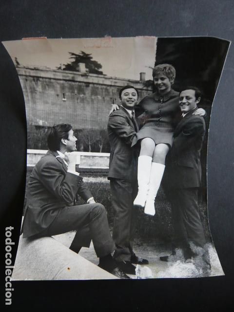 Fotos von Musikern: LOS PAYADORES CONJUNTO MUSICAL ANTIGUA FOTOGRAFIA ORIGINAL 24 X 18 CM