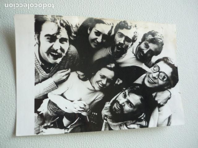 Fotos de Cantores: VINO TINTO CONJUNTO MUSICAL ANTIGUA FOTOGRAFIA ORIGINAL 18 X 13 CM