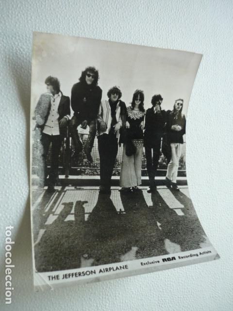 Fotos de cantantes: THE JEFFERSON AIRPLANE CONJUNTO MUSICAL ANTIGUA FOTOGRAFIA ORIGINAL 18 X 13 CM