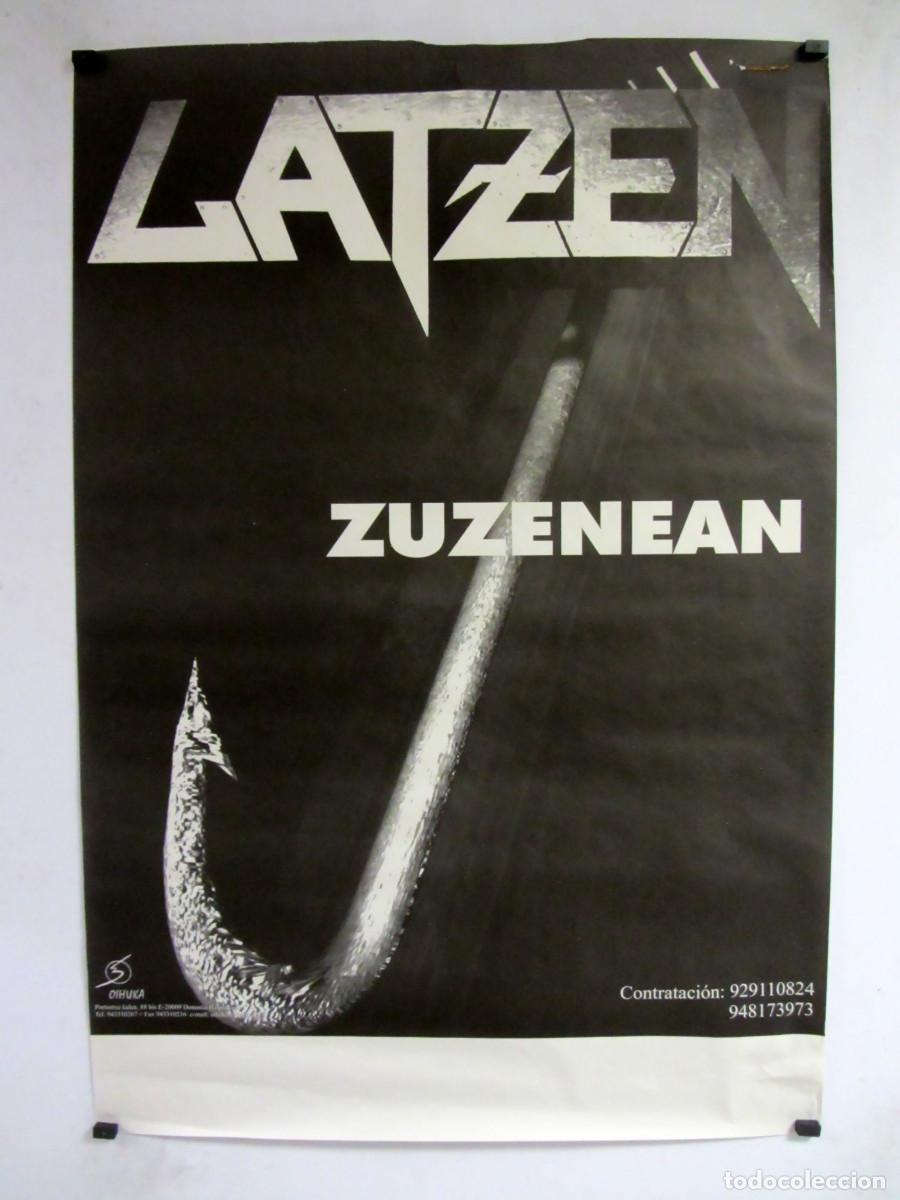 Photos de Chanteurs et Chanteuses: LATZEN. HIST&Oacute;RICO CARTEL PROMOCIONAL CONCIERTOS DE LA BANDA HEAVY METAL GIPUZKOA (A&Ntilde;OS 90).