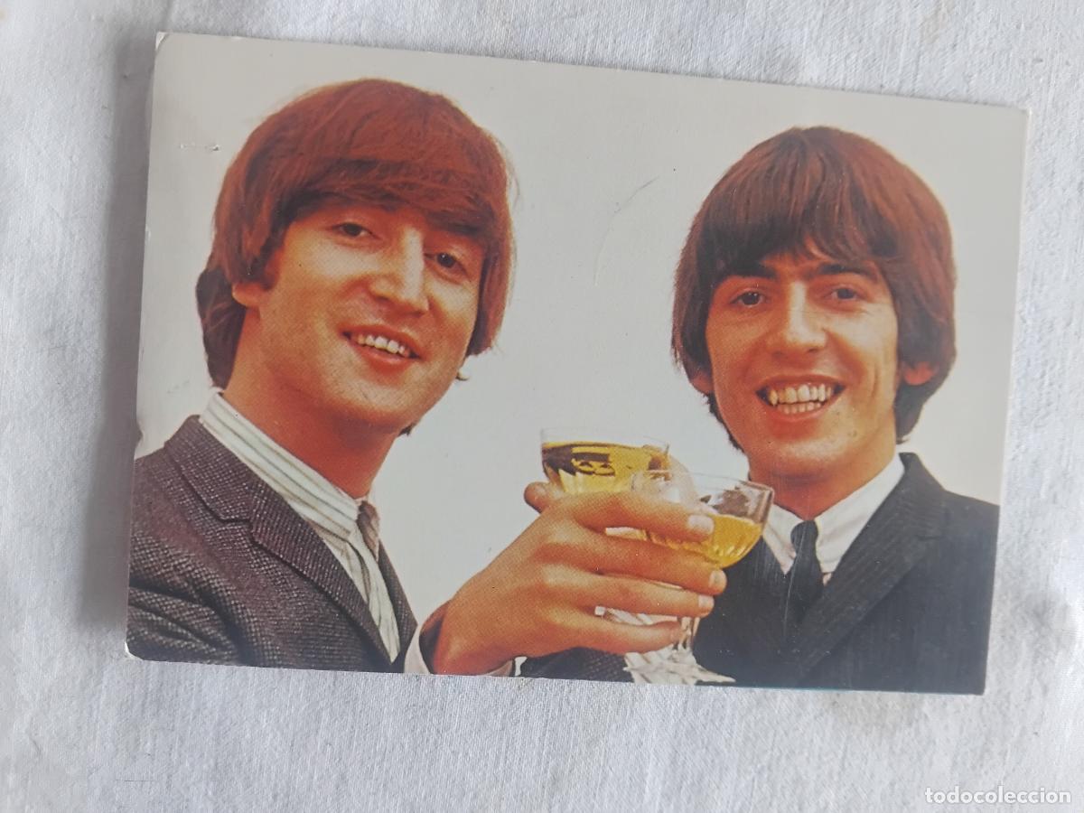 Fotos de cantantes: POSTAL 348 GEORGE HARRINSON , JOHN LENNON (THE BEATLES) - OSCARCOLOR.