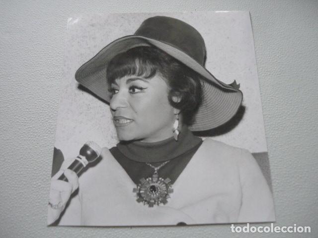 Fotos von Musikern: ELIA GAYTAN CANTANTE ANTIGUA FOTOGRAFIA ORIGINAL 20 X 18 CM