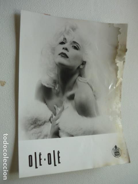 Photos of Singers: OLE OLE MARTA SANCHEZ CONJUNTO MUSICAL ANTIGUA FOTOGRAFIA ORIGINAL 24 X 18 CM