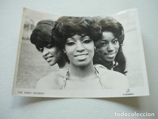 Photos de Chanteurs et Chanteuses: THE THREE DEGREES CONJUNTO MUSICAL ANTIGUA FOTOGRAFIA ORIGINAL 13 X 18 CM