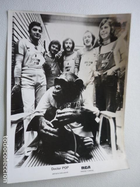 Photos de Chanteurs et Chanteuses: DOCTOR POP CONJUNTO MUSICAL ANTIGUA FOTOGRAFIA ORIGINAL 24 X 18 CM