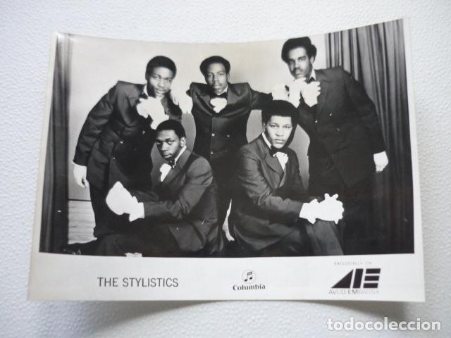 Photos de Chanteurs et Chanteuses: THE STYLISTICS CONJUNTO MUSICAL ANTIGUA FOTOGRAFIA ORIGINAL 18 X 12 CM
