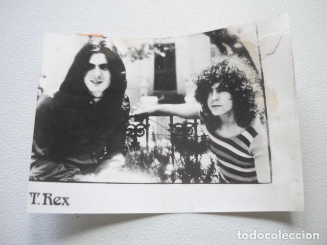 Photos of Singers: T. REX CONJUNTO MUSICAL ANTIGUA FOTOGRAFIA ORIGINAL 18 X 12 CM