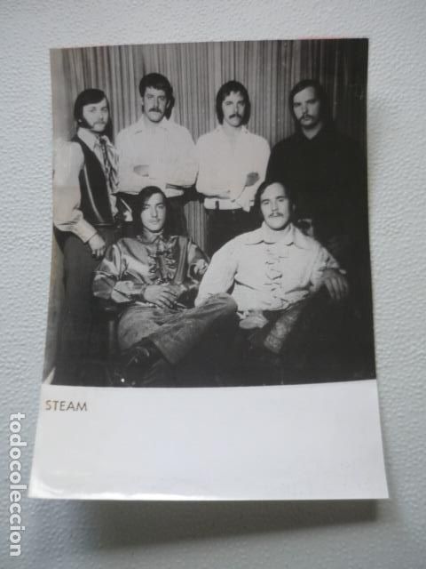 Foto di Cantanti: STEAM CONJUNTO MUSICAL ANTIGUA FOTOGRAFIA ORIGINAL 18 X 13 CM