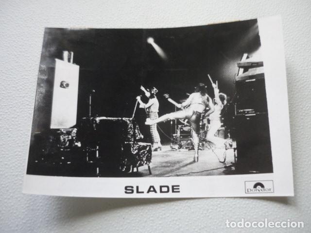 Fotos de cantantes: SLADE CONJUNTO MUSICAL ANTIGUA FOTOGRAFIA ORIGINAL 18 X 13 CM