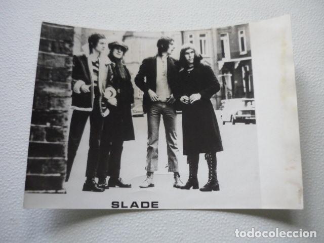 Foto di Cantanti: SLADE CONJUNTO MUSICAL ANTIGUA FOTOGRAFIA ORIGINAL 18 X 13 CM
