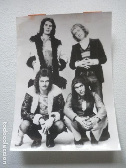 Fotos von Musikern: SLADE CONJUNTO MUSICAL ANTIGUA FOTOGRAFIA ORIGINAL 18 X 13 CM