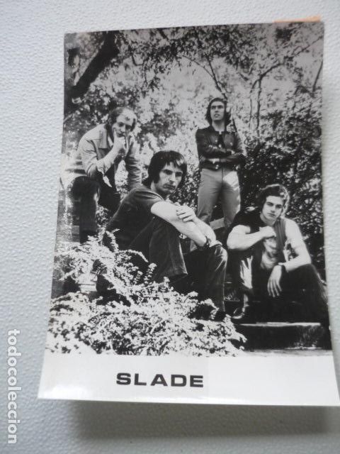 Fotos de cantantes: SLADE CONJUNTO MUSICAL ANTIGUA FOTOGRAFIA ORIGINAL 18 X 13 CM