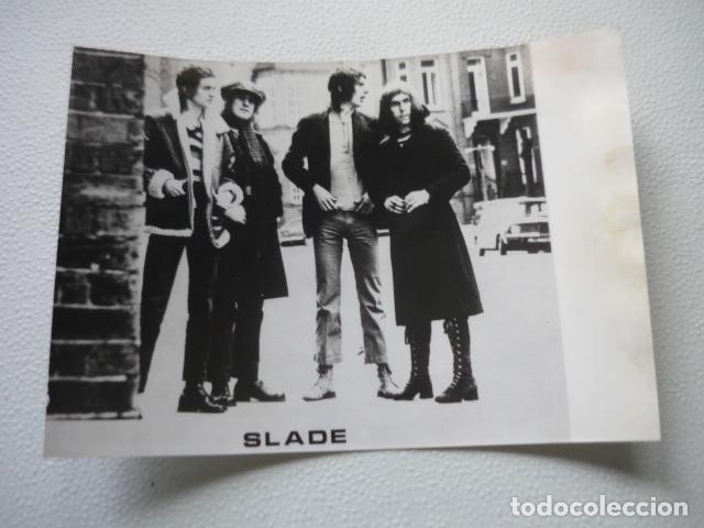 Foto di Cantanti: SLADE CONJUNTO MUSICAL ANTIGUA FOTOGRAFIA ORIGINAL 18 X 13 CM