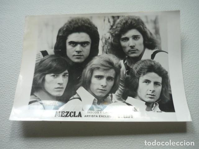 Photos de Chanteurs et Chanteuses: MEZCLA CONJUNTO MUSICAL ANTIGUA FOTOGRAFIA ORIGINAL 18 X 13 CM