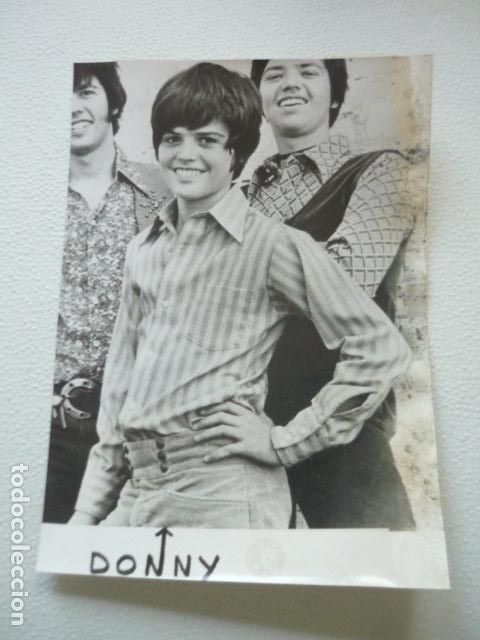 Photos de Chanteurs et Chanteuses: THE OSMONDS CONJUNTO MUSICAL ANTIGUA FOTOGRAFIA ORIGINAL 18 X 12 CM