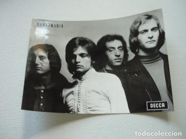 Fotos de cantantes: SANTAMARIA CONJUNTO MUSICAL ANTIGUA FOTOGRAFIA ORIGINAL 18 X 12 CM