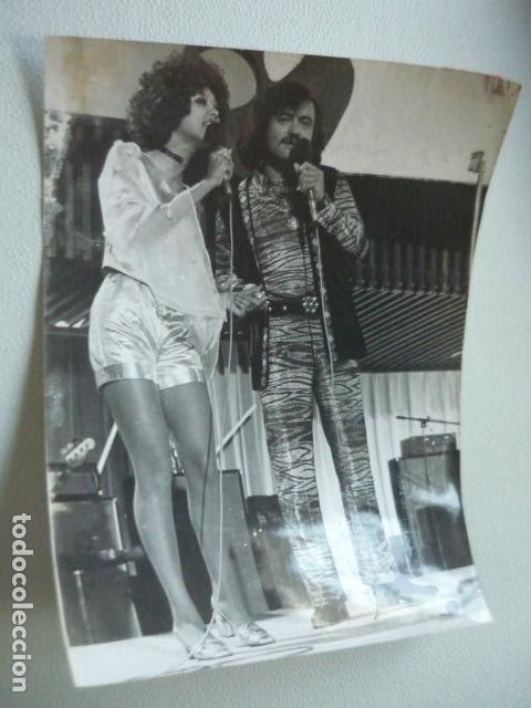 Photos de Chanteurs et Chanteuses: SANDRA & ANDREAS CONJUNTO MUSICAL ANTIGUA FOTOGRAFIA ORIGINAL 18 X 24 CM