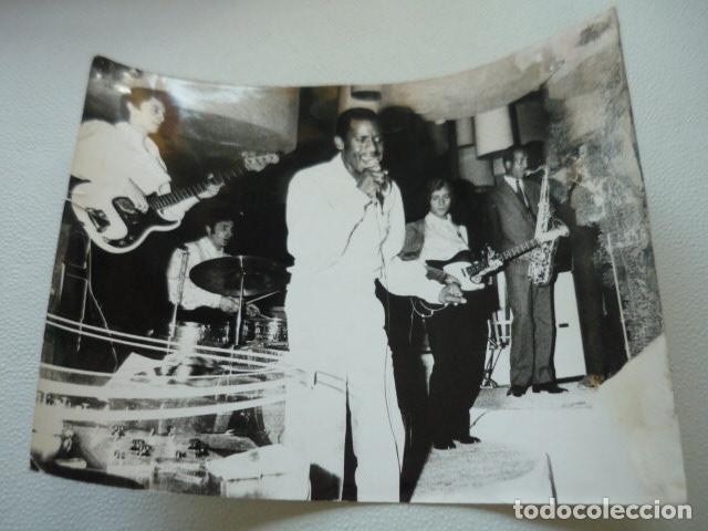 Photos of Singers: EDDY LEE MATTISON CONJUNTO MUSICAL ANTIGUA FOTOGRAFIA ORIGINAL 18 X 24 CM