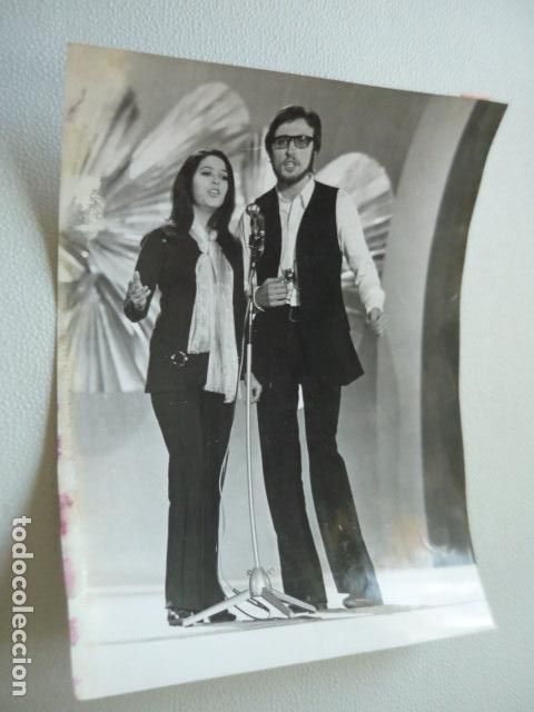 Fotos de cantantes: ELS DOS CONJUNTO MUSICAL ANTIGUA FOTOGRAFIA ORIGINAL 18 X 24 CM