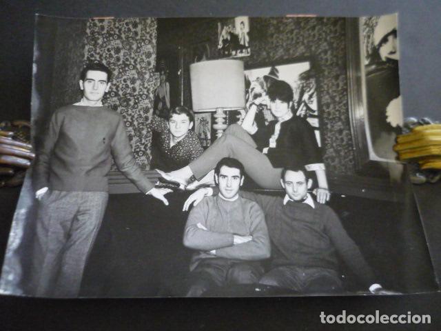 Photos de Chanteurs et Chanteuses: LOS STOP CONJUNTO MUSICAL ANTIGUA FOTOGRAFIA ORIGINAL 24 X 18 CM