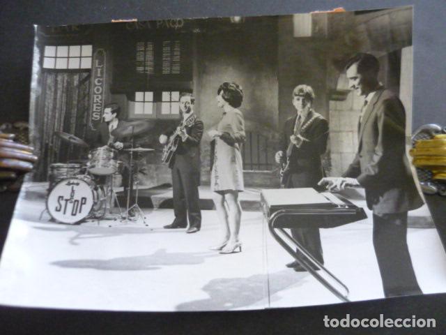Photos de Chanteurs et Chanteuses: LOS STOP CONJUNTO MUSICAL ANTIGUA FOTOGRAFIA ORIGINAL 17 X 23 CM
