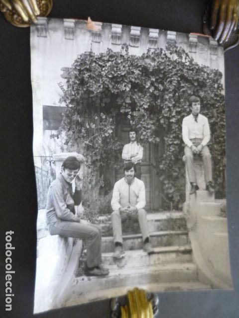 Fotos de cantantes: LOS ANGELES CONJUNTO MUSICAL ANTIGUA FOTOGRAFIA ORIGINAL 18 X 24 CM