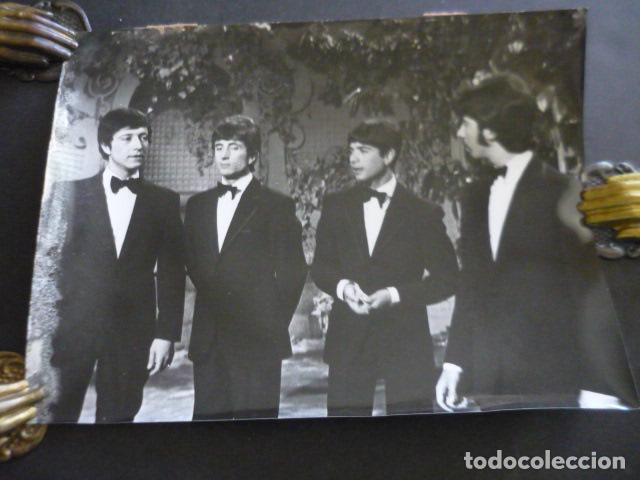 Photos de Chanteurs et Chanteuses: LOS ANGELES CONJUNTO MUSICAL ANTIGUA FOTOGRAFIA ORIGINAL 18 X 24 CM