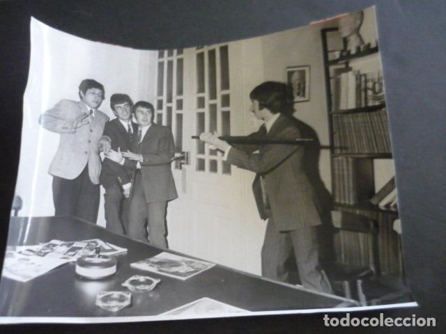 Foto di Cantanti: LOS ANGELES CONJUNTO MUSICAL ANTIGUA FOTOGRAFIA ORIGINAL 18 X 24 CM