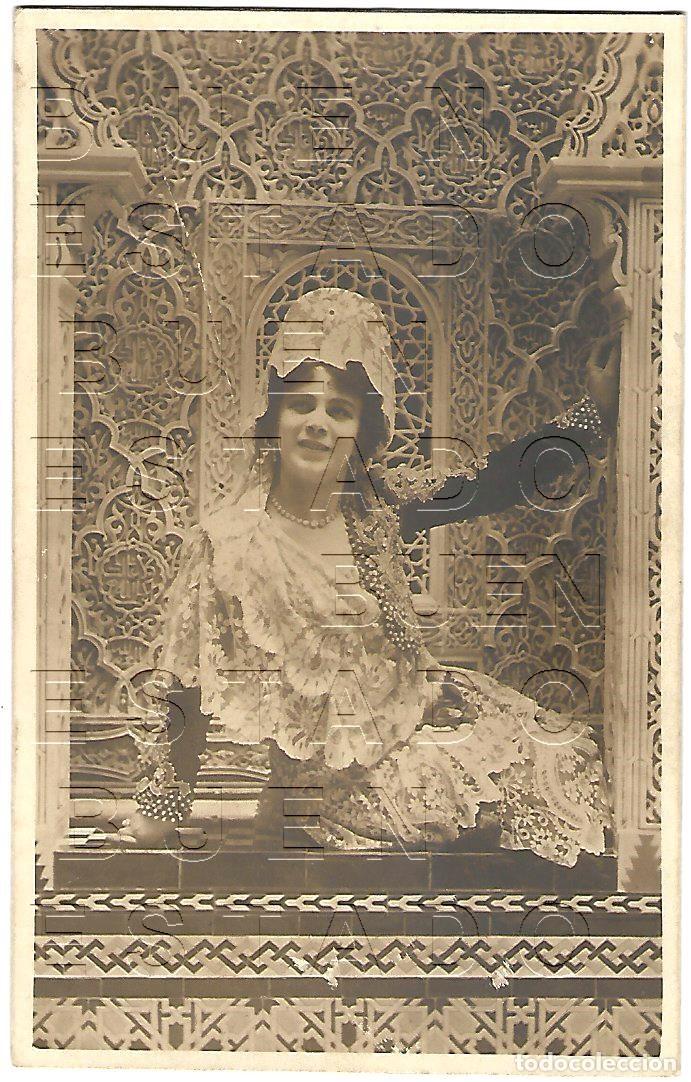 Foto di Cantanti: 1915 AMALIA MOLINA CANTAORA FOTOGRAFIA FIRMADA Y DEDICADA AL DORSO 13X8 M54