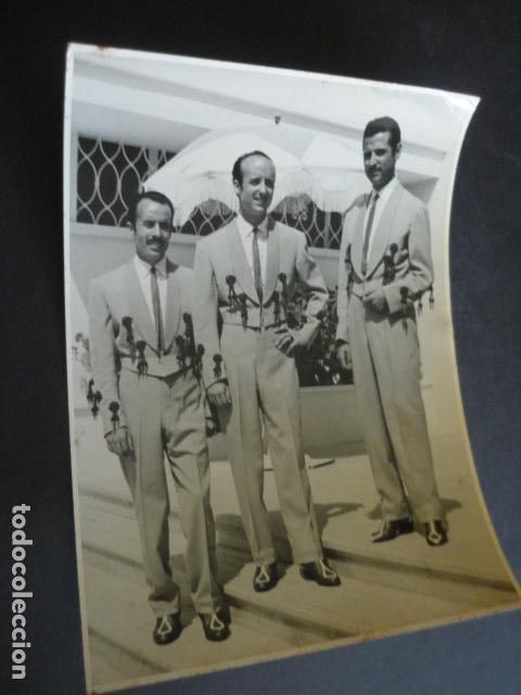 Foto di Cantanti: TRIO DE MORENO CONJUNTO MUSICAL ANTIGUA FOTOGRAFIA 18 X 24 CM