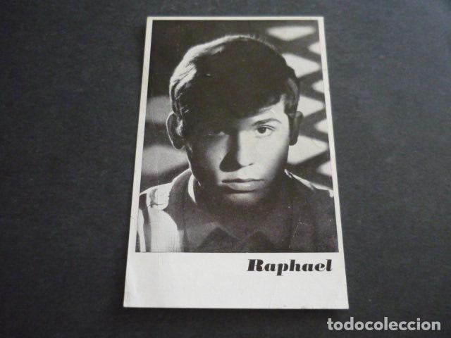 Foto di Cantanti: RAPHAEL CANTANTE ANTIGUA TARJETA DISCOGRAFIA