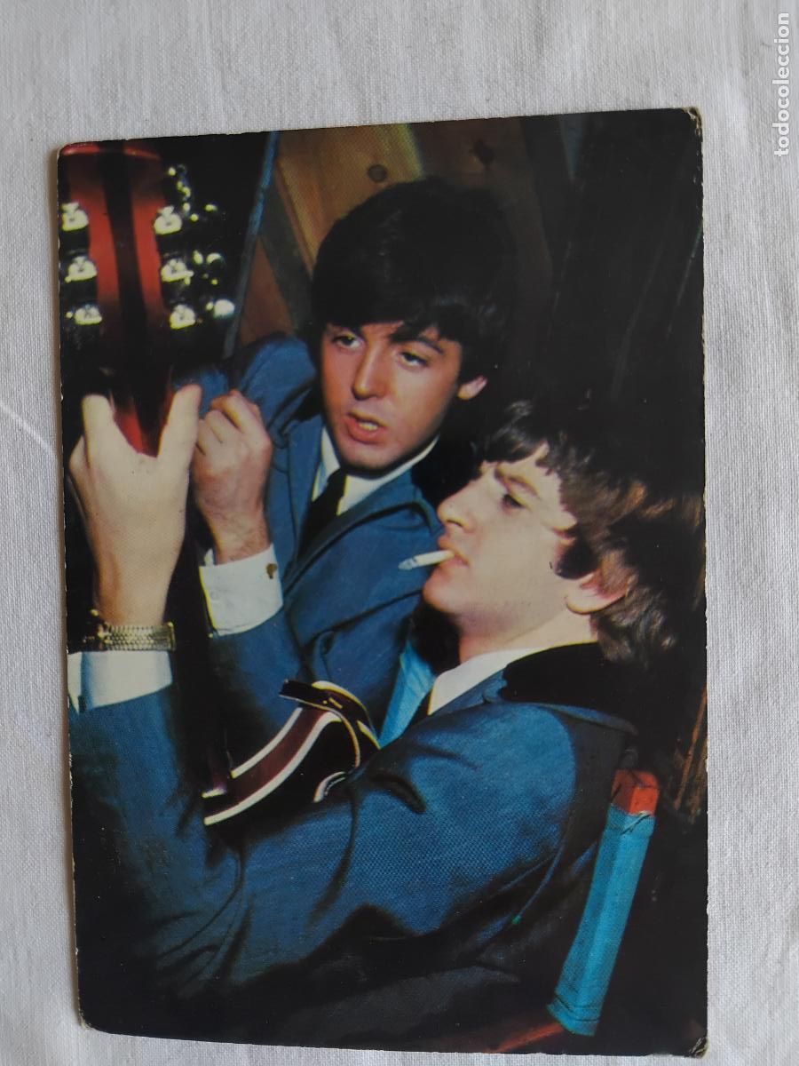 Fotos de cantantes: POSTAL 322 PAUL MAcCARTNEY. RINGO STAR (THE BEATLES) - OSCARCOLOR.