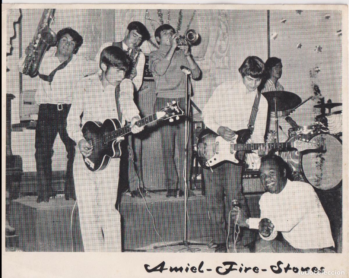 Foto di Cantanti: FOTOGRAFIA GRUPO MUSICAL DE LA EPOCA DE LOS A&Ntilde;OS 60 &ndash; AMIEL FIRE STONES &ndash; (14,5X18)