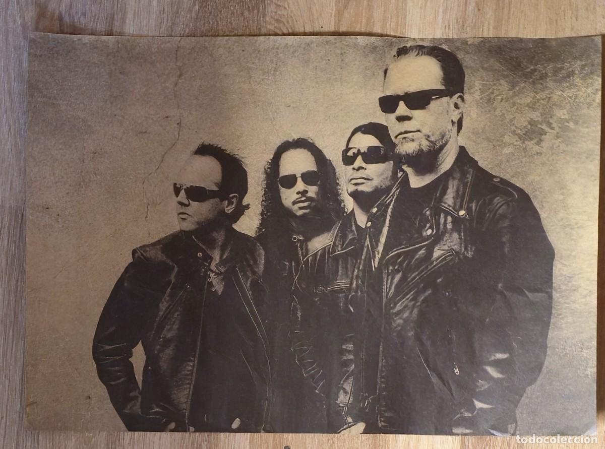 Fotos de cantantes: Poster Vintage Musica Rock Metallica 36x51,5