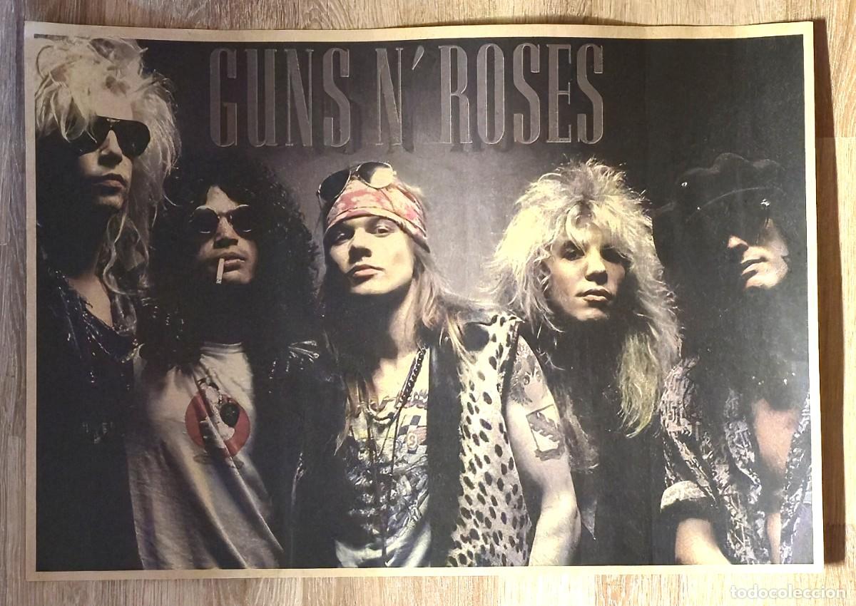 Foto di Cantanti: Poster Vintage Musica Rock GUNS N&rsquo; ROSES 36x51,5