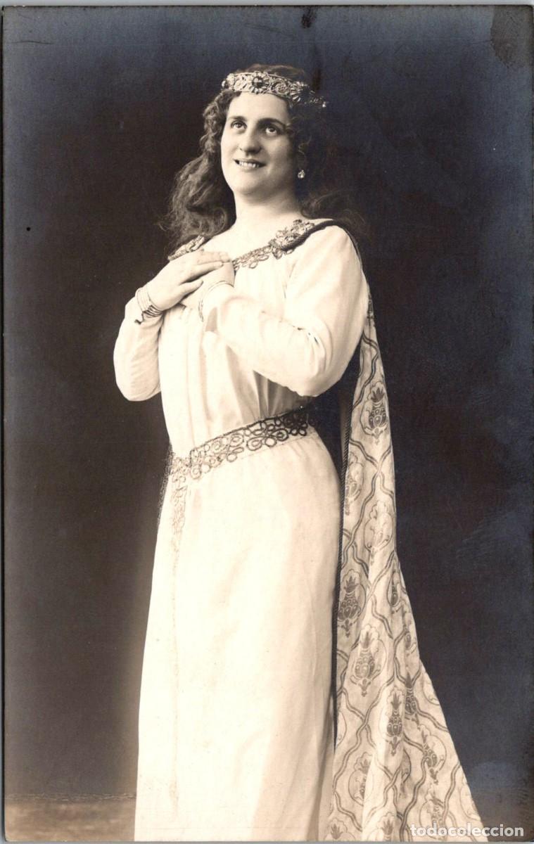 Fotos de cantantes: Else Gentner - Soprano Alemana - &Oacute;pera de Frankfurt - Postal - 136x86mm