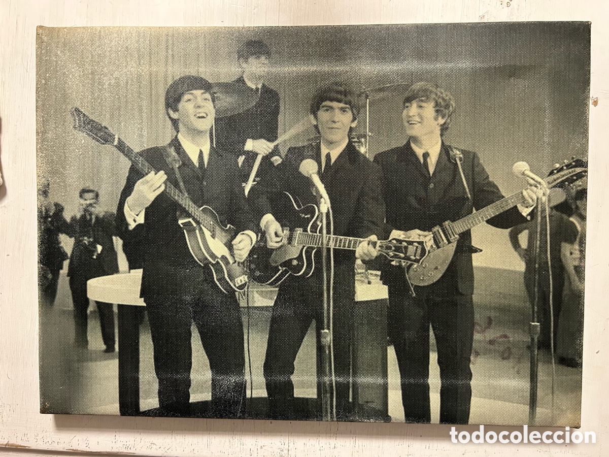 Fotos de cantantes: THE BEATLES FOTOGRAFIA CUADRO TELA