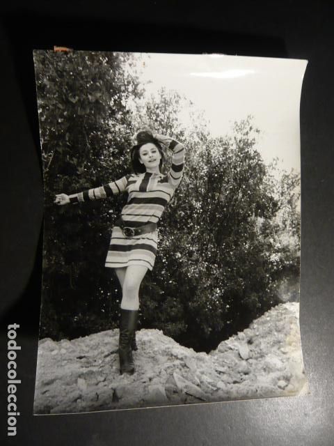 Photos de Chanteurs et Chanteuses: RAFAELA CARRA CANTANTE ANTIGUA FOTOGRAFIA ORIGINAL 18 X 24 CM