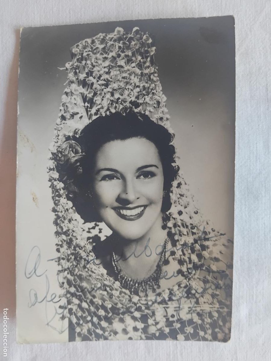 Fotos de cantantes: FOTOGRAFIA DE IMPERIO ARGENTINA FIRMADA Y DEDICADA. ROMAN FOTOGRAFO.