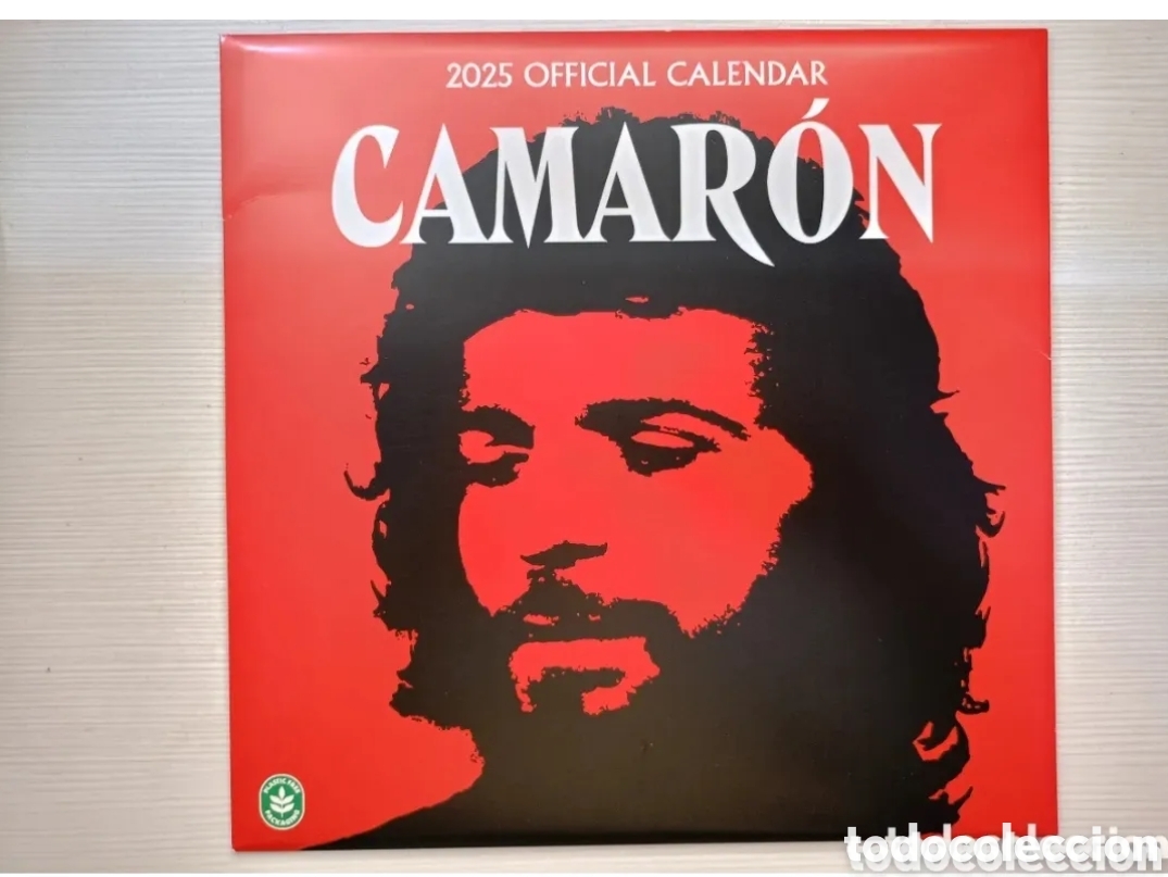 Fotos von Musikern: Camar&oacute;n calendario oficial 2025 con 12 im&aacute;genes del cantante de flamenco