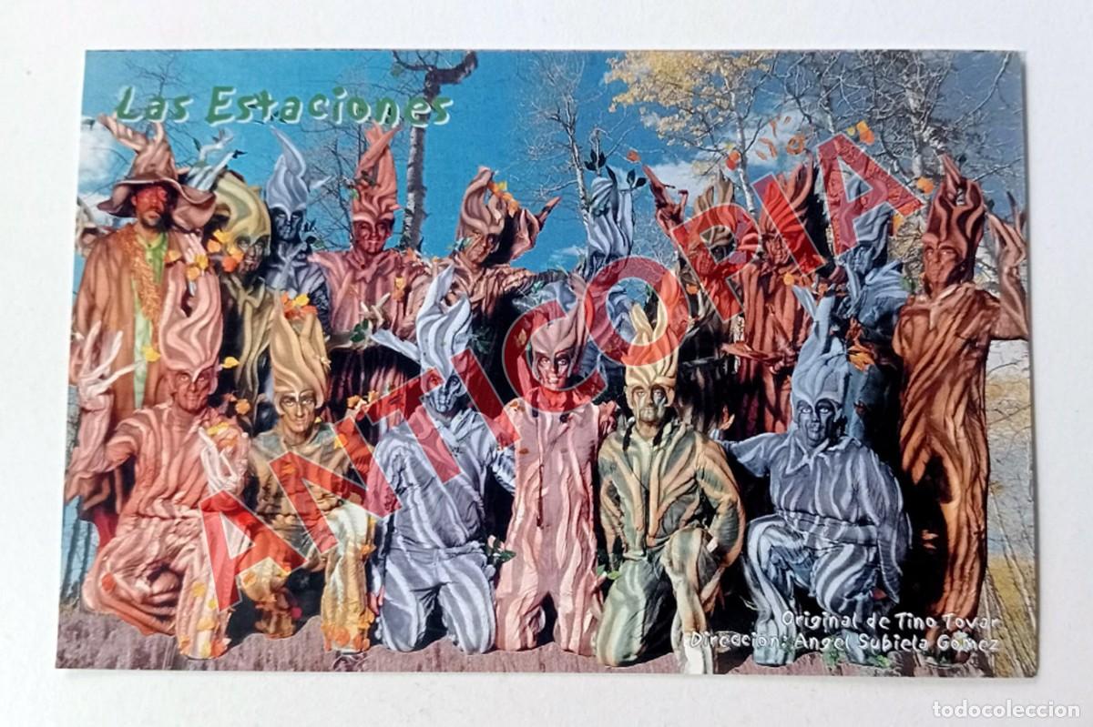 Fotos de cantantes: POSTAL COMPARSA LAS ESTACIONES DE TINO TOVAR CARNAVAL DE CADIZ 2004