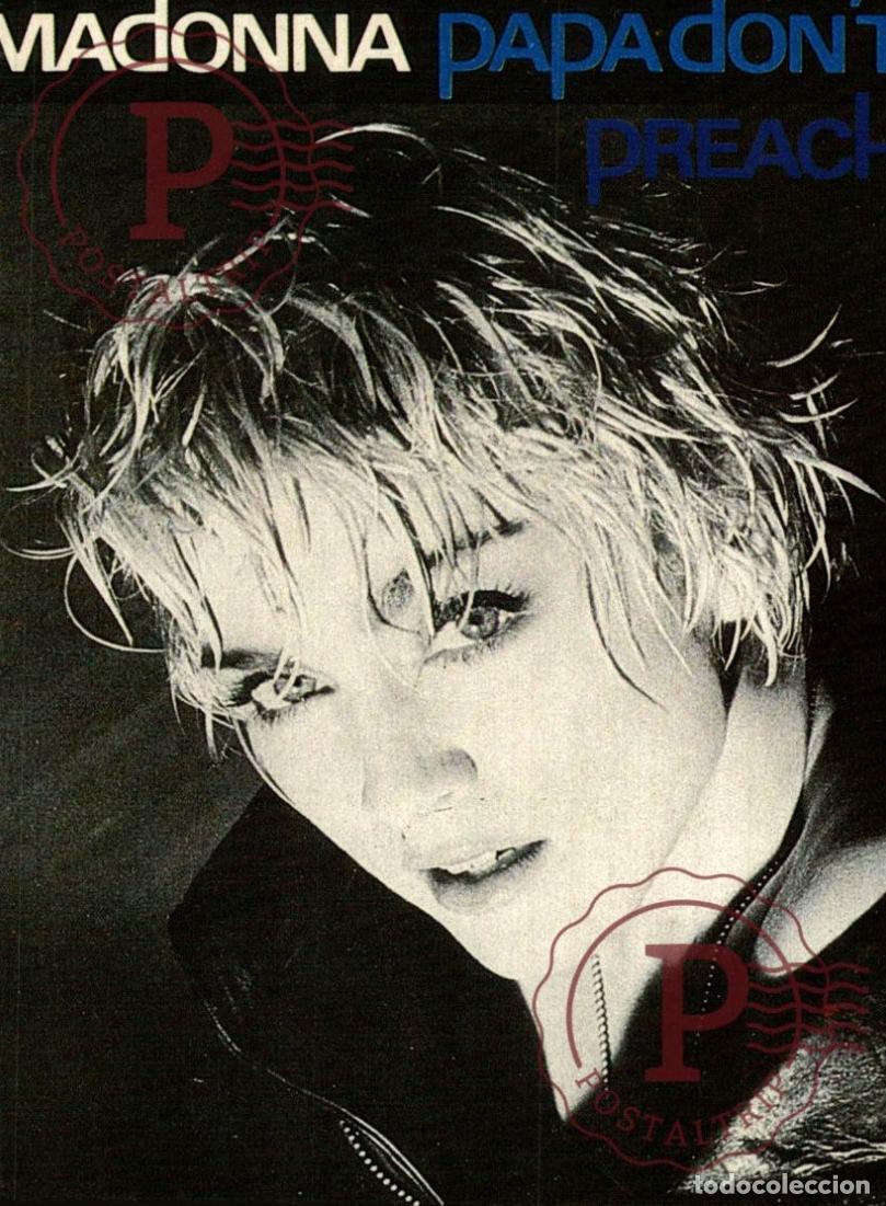 Fotos de cantantes: MADONNA PAPA DONT PREACH MUSIC MUSIQUE MUSICA
