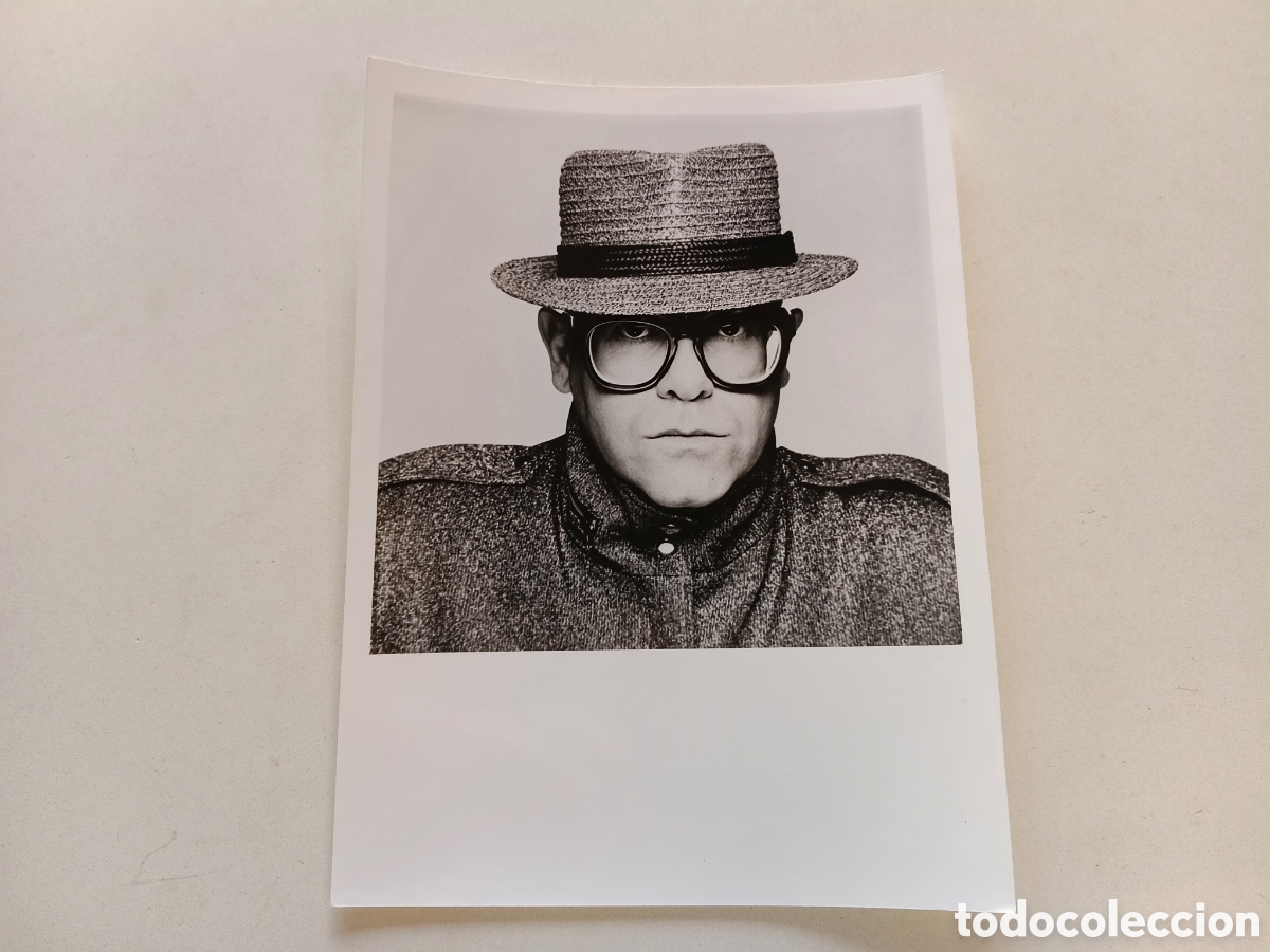 Fotos de cantantes: Elton John Fotografia Promocional Polygram Espa&ntilde;a Memorabilia Musica