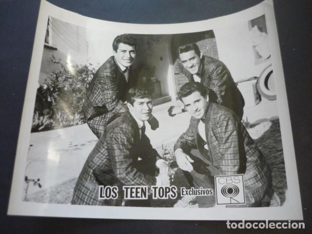 Photos de Chanteurs et Chanteuses: LOS TEEN TOPS CONJUNTO MUSICAL ANTIGUA FOTOGRAFIA ORIGINAL 18 X 24 CM