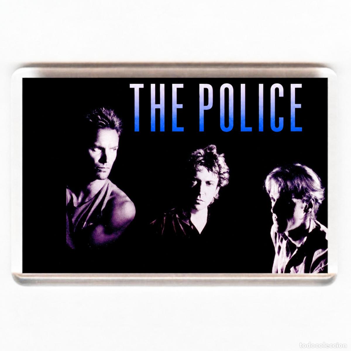 Fotos de cantantes: IMAN acr&iacute;lico NEVERA - THE POLICE